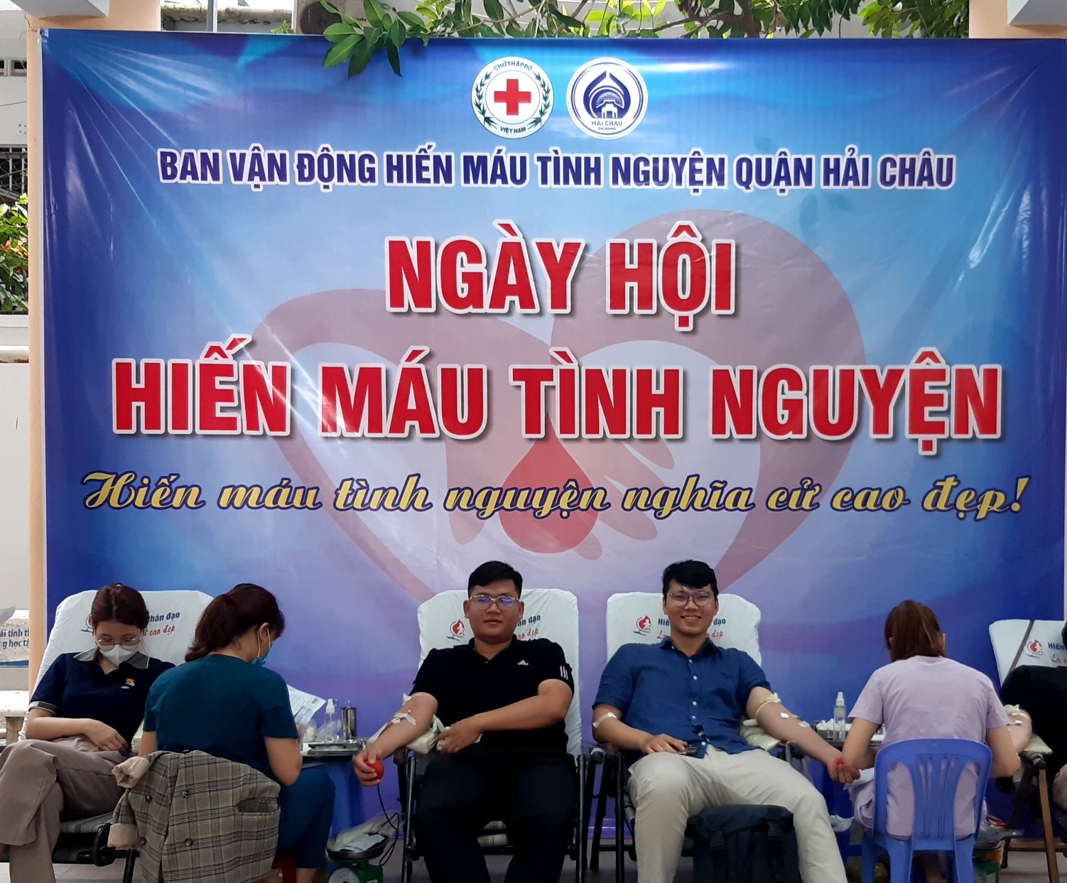 Quận Hải Châu (Đà Nẵng) tiếp nhận 575 đơn vị máu