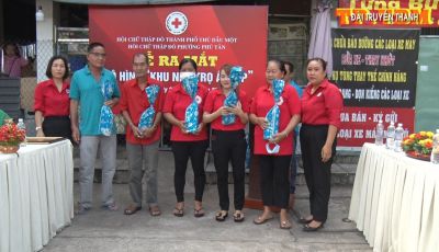 Bình Dương: Hội Chữ thập đỏ phường Phú Tân ra mắt mô hình “Khu nhà trọ ấm áp”