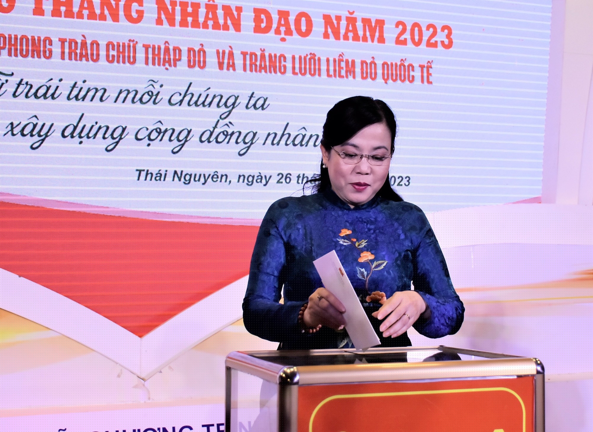 Thái Nguyên: Phát động Tháng Nhân đạo và tiếp nhận trên 4,4 tỷ đồng