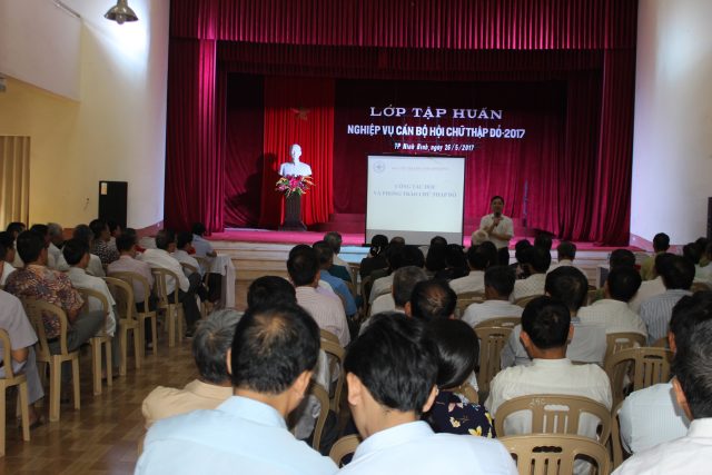 Ninh Bình tập huấn đội ngũ cán bộ Hội chữ thập đỏ các cấp