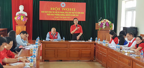 Cụm thi đua số 1 Hội Chữ thập đỏ Nghệ An: Tiếp tục làm tốt cầu nối, điều phối trong các hoạt động nhân đạo