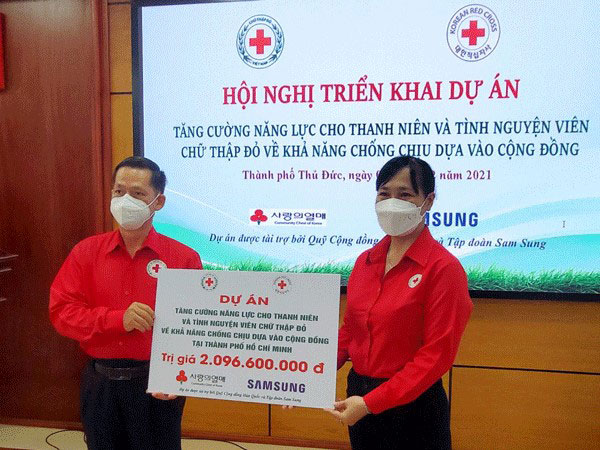 TP Hồ Chí Minh: Triển khai dự án “Tăng cường năng lực cho thanh niên và tình nguyện viên Chữ thập đỏ về khả năng chống chịu dựa vào cộng đồng”