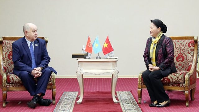Chủ tịch QH Nguyễn Thị Kim Ngân kết thúc chuyến thăm chính thức CH Ca-dắc-xtan