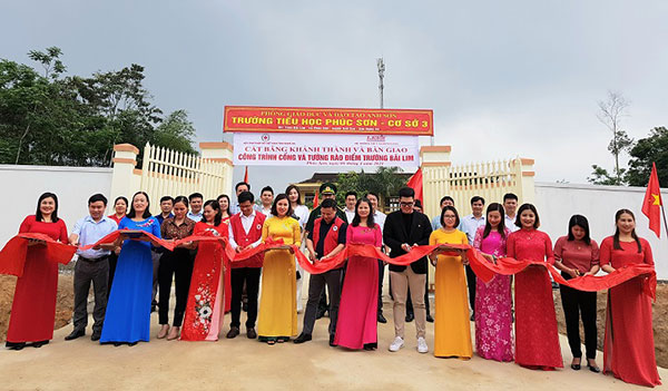 Nghệ An: Khánh thành các hạng mục sửa chữa trường học tại điểm trường Bãi Lim