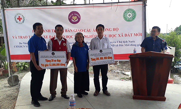 Cà Mau: Khánh thành cầu ấp phòng hộ tại xã Đất Mới