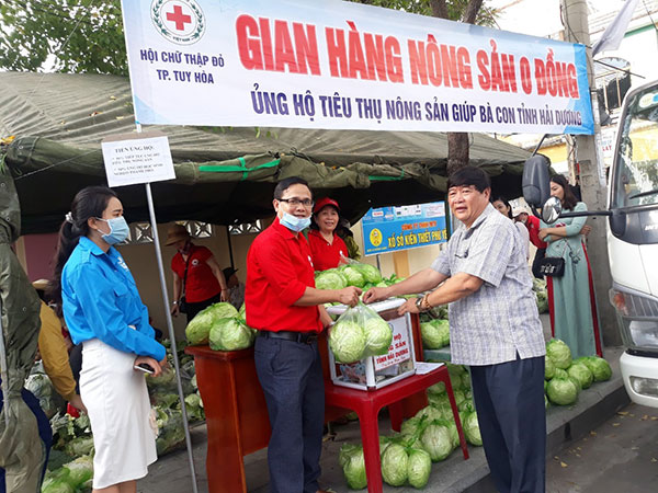 Phú Yên: Hỗ trợ tiêu thụ 21 tấn nông sản Hải Dương
