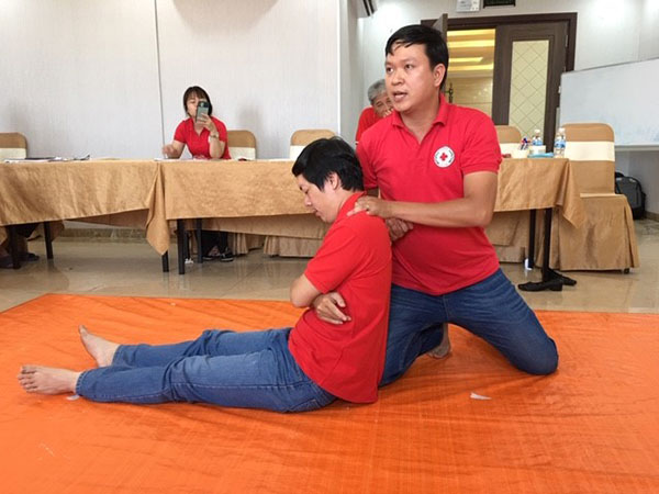 Quảng Trị: Huấn luyện cho tập huấn viên sơ cấp cứu Chữ thập đỏ về 24 kỹ thuật sơ cấp cứu nâng cao