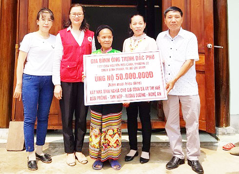 Nghệ An: Khánh thành và bàn giao nhà tình nghĩa