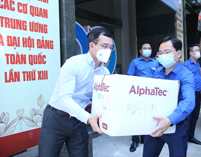 Trung ương Đoàn  tiếp tục đẩy mạnh Chương trình “San sẻ yêu thương, chung tay vượt qua đại dịch”