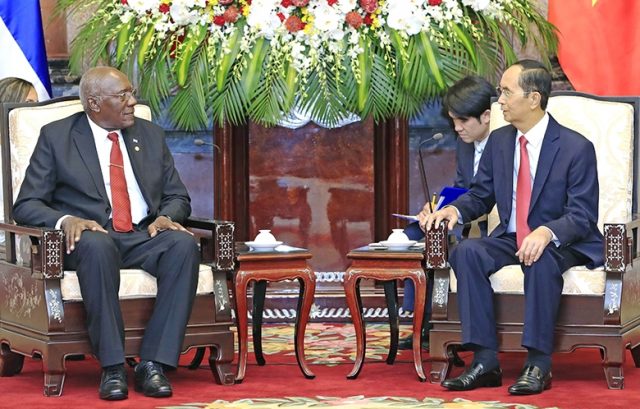 Tổng Bí thư, Chủ tịch nước tiếp; Thủ tướng, Chủ tịch Quốc hội hội kiến Phó Chủ tịch Cu-ba