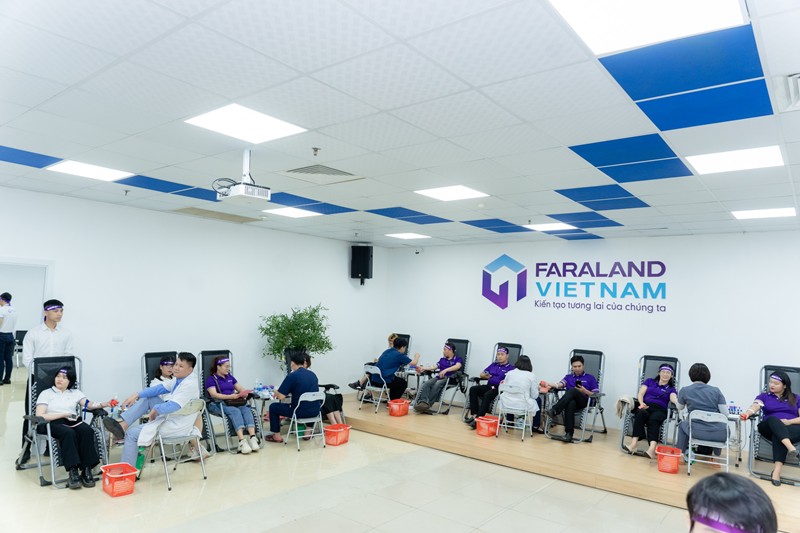 Tập đoàn Faraland Việt Nam, Bệnh viện 19-8 Bộ Công an tổ chức Chương trình hiến máu tình nguyện