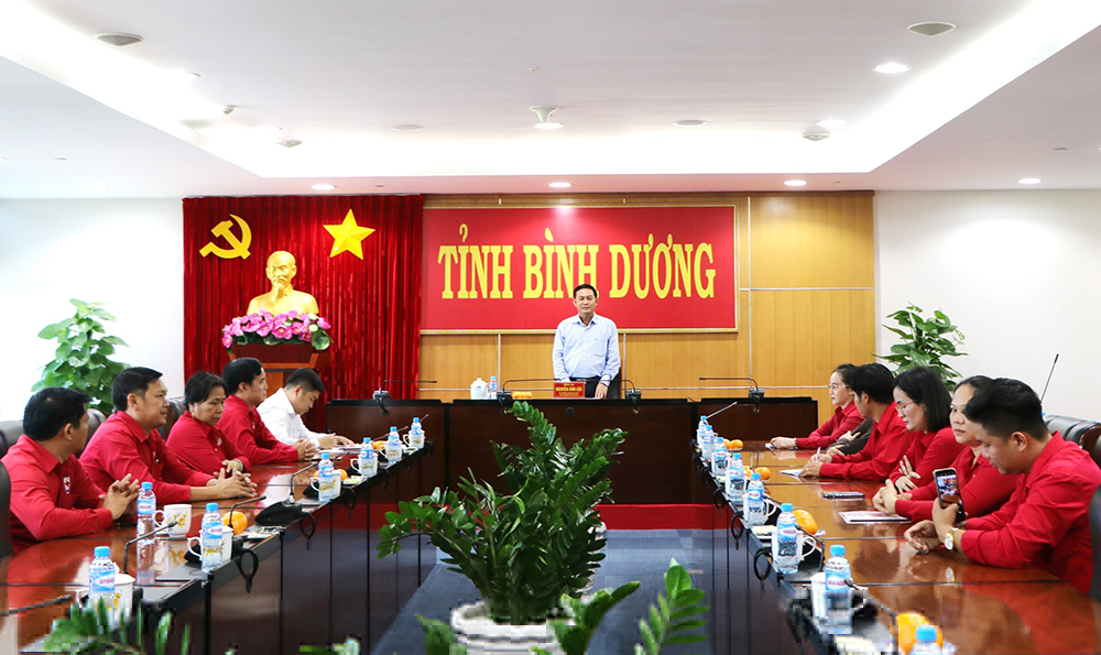 Bình Dương: Lãnh đạo tỉnh gặp Đoàn đại biểu Hội Chữ thập đỏ dự Đại hội toàn quốc Hội Chữ thập đỏ Việt Nam