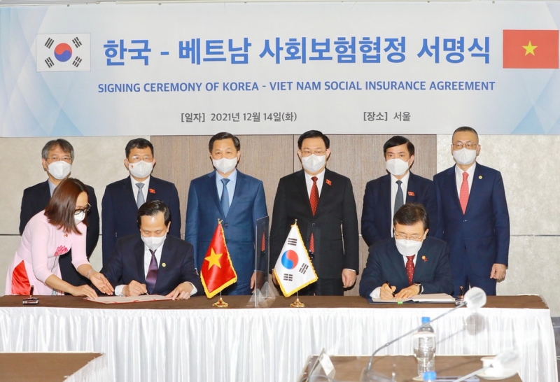 Chính thức phê duyệt Hiệp định giữa Việt Nam và Hàn Quốc về bảo hiểm xã hội