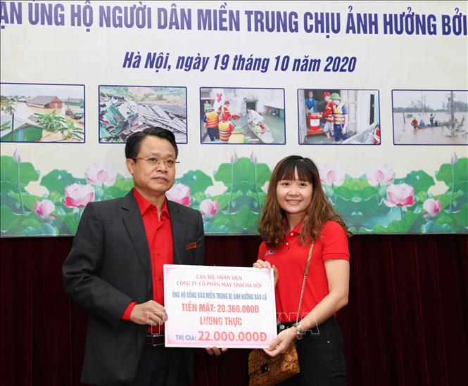 Hội Chữ thập đỏ các cấp chung tay hỗ trợ người dân miền Trung