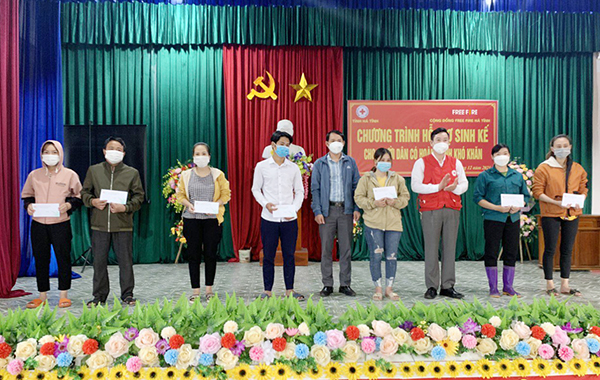 Hỗ trợ sinh kế cho người dân huyện Kỳ Anh bị ảnh hưởng bởi dịch bệnh COVID-19