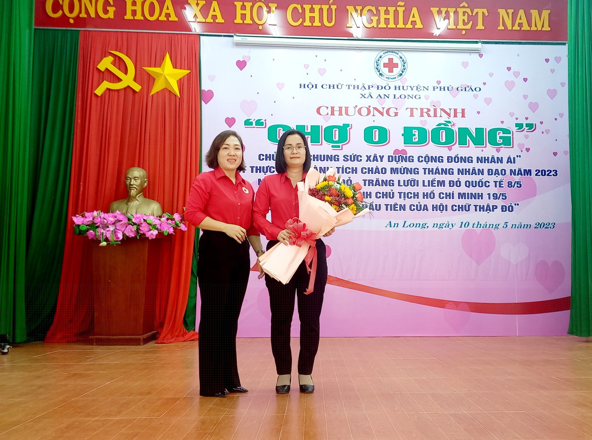 Bình Dương: Xã An Long tổ chức “Chợ 0 đồng” và phát động “Tháng nhân đạo” năm 2023
