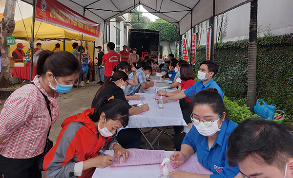 Ninh Bình: Tưng bừng ngày hội hiến máu thành phố Tam Điệp