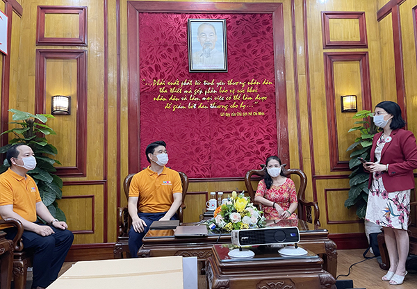 Trung ương Hội Chữ thập đỏ Việt Nam: Tiếp nhận ủng hộ phòng chống dịch Covid-19 của Tổ chức WeLoveU Quốc tế