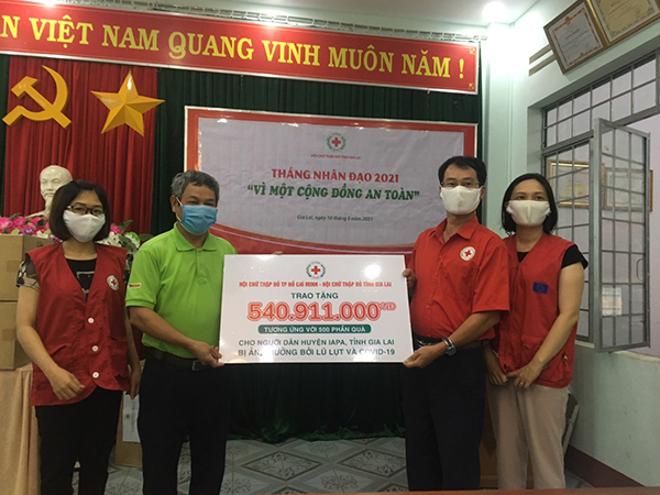 Gia Lai: Hỗ trợ 8.378 lượt người trong Tháng Nhân đạo 2021