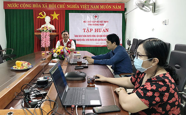 Quảng Ngãi: Tập huấn tuyên truyền viên vận động hiến máu tình nguyện năm 2021