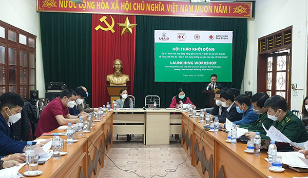 Triển khai Dự án “Xanh hóa hoạt động giảm nhẹ rủi ro thiên tai”