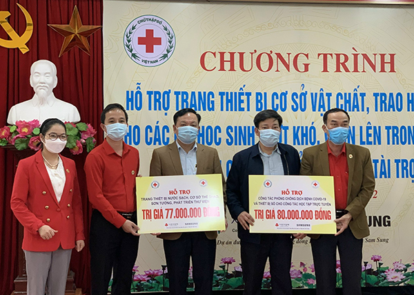 Thái Nguyên: Hỗ trợ trên 500 triệu đồng cho các trường học tại thị xã Phổ Yên