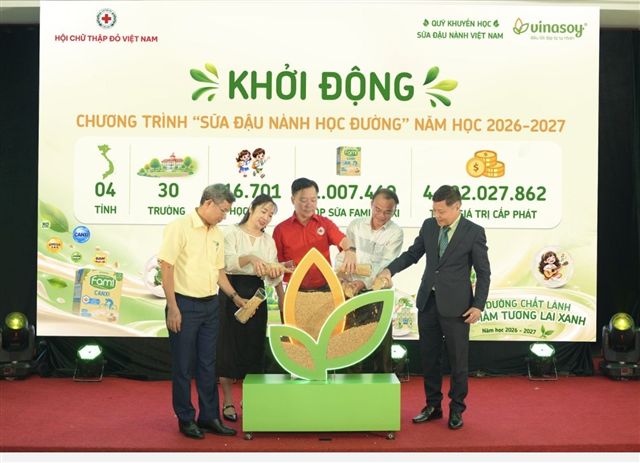 Khởi động Chương trình “Sữa đậu nành học đường” năm học 2026 – 2027