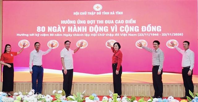 Hà Tĩnh phát động Đợt thi đua cao điểm “80 ngày hành động vì cộng đồng”
