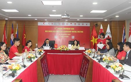 Hội nghị trực tuyến các nhà lãnh đạo Hội Chữ thập đỏ - Trăng lưỡi liềm đỏ khu vực Đông Nam Á lần thứ 17: Góp phần vào thành công chung năm Asean 2020