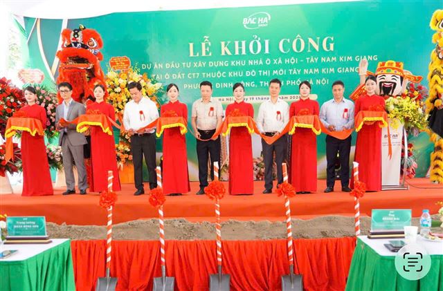 Khởi công nhà ở xã hội Tây Nam Kim Giang: Thêm cơ hội an cư cho người thu nhập thấp