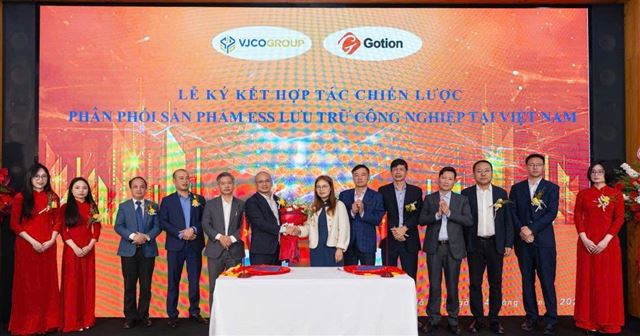 VJCO GROUP ký kết hợp tác chiến lược với Gotion High-Tech - Phát triển hạ tầng lưu trữ năng lượng tại Việt Nam