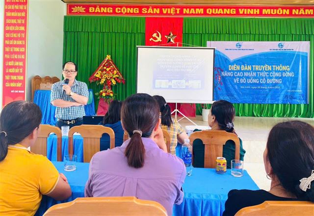 Tăng cường truyền thông cộng đồng về đồ uống có đường 