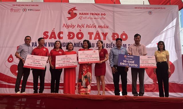 Cần Thơ: Tôn vinh người hiến máu và Ngày hội “Sắc đỏ Tây Đô”