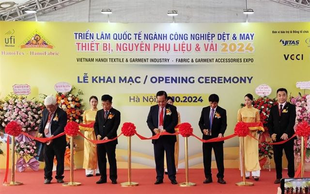 Khai mạc triển lãm ngành dệt may HanoiTex & HanoiFabric 2024