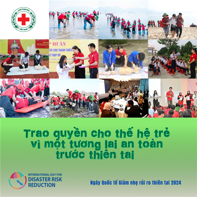 “Trao quyền cho thế hệ trẻ vì một tương lai an toàn trước thiên tai”