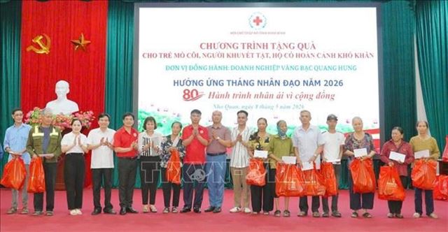 Tháng Nhân đạo 2026: Huy động sức mạnh cộng đồng chăm lo cho người yếu thế