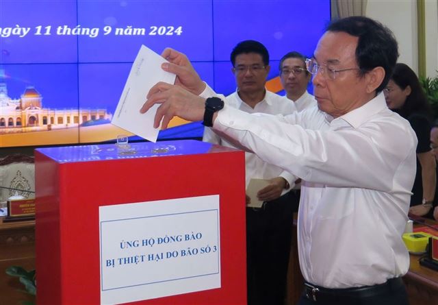 TP Hồ Chí Minh: Nhiều tổ chức, cá nhân tiếp tục quyên góp ủng hộ, cứu trợ các tỉnh phía Bắc