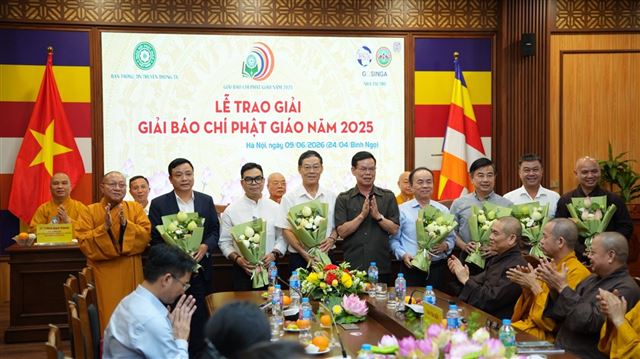 Tôn vinh 35 tác phẩm xuất sắc tại Giải Báo chí Phật giáo toàn quốc 2025