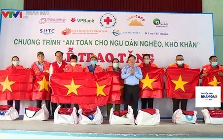 Chương trình “An toàn cho ngư dân nghèo, khó khăn” tại các tỉnh miền Trung VTV1 Ngày 6.6.2022