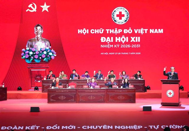 Kết thúc Phiên thứ nhất Đại hội đại biểu toàn quốc Hội Chữ thập đỏ Việt Nam lần thứ XII