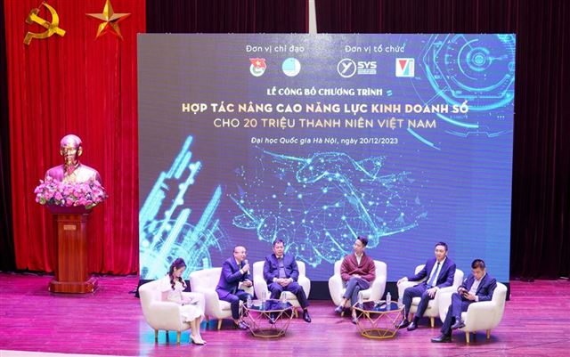 Hợp tác nâng cao năng lực kinh doanh số cho 20 triệu thanh niên Việt Nam