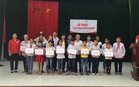 Hội CTĐ tỉnh Hưng Yên cùng học bổng Vingroup