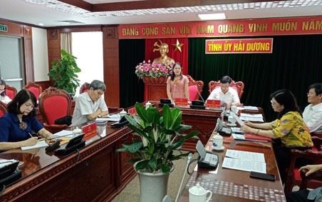 Đảng đoàn Hội CTĐ Việt Nam làm việc với Thường trực Tỉnh ủy Hải Dương