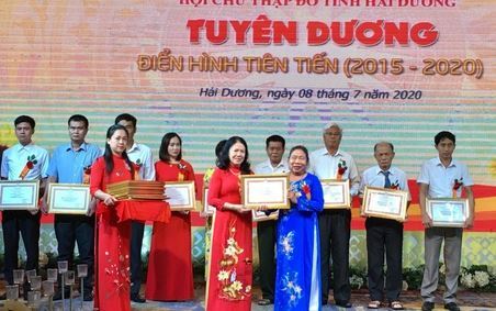 Hội nghị điển hình tiên tiến Hội CTĐ tỉnh Hải Dương