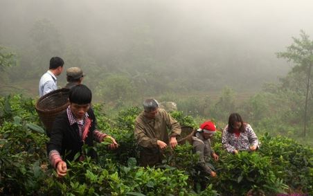 Già làng Long Dinh Ha Pròng giải quyết các mâu thuẫn trong xóm, trong dòng họ
