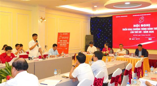 Chương trình Hành trình Đỏ lần thứ XIV năm 2026 đặt mục tiêu tiếp nhận 120.000 đơn vị máu
