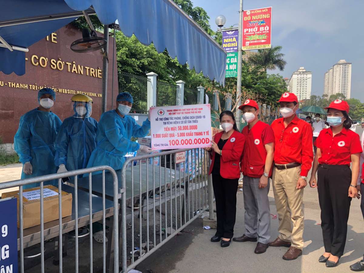 Trung ương Hội Chữ thập đỏ Việt Nam hỗ trợ Bệnh viện K cơ sở Tân Triều - Ảnh 1.