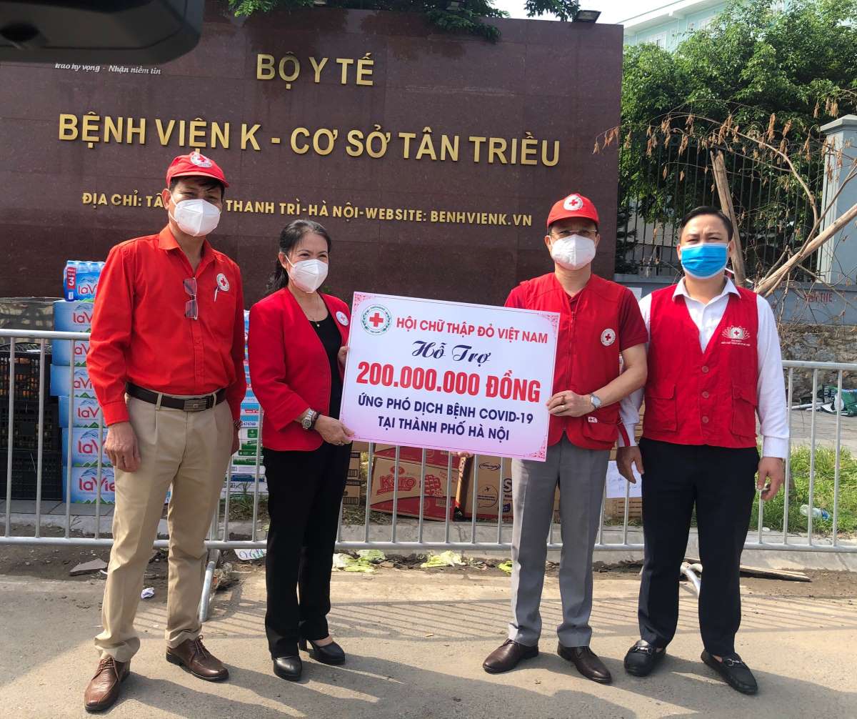 Trung ương Hội Chữ thập đỏ Việt Nam hỗ trợ Bệnh viện K cơ sở Tân Triều - Ảnh 2.