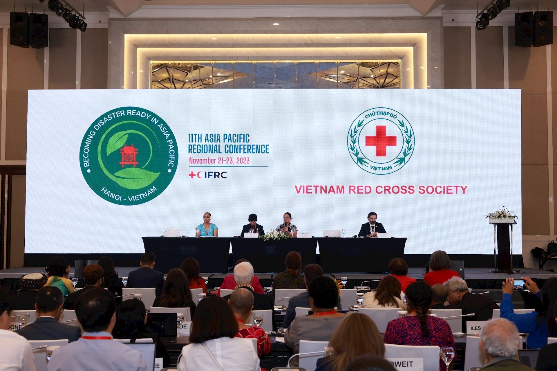Hội Chữ thập đỏ Việt Nam là nước chủ nhà đăng cai tổ chức Hội nghị Chữ thập đỏ và Trăng lưỡi liềm đỏ quốc tế khu vực Châu Á - Thái Bình Dương lần thứ 11. 
