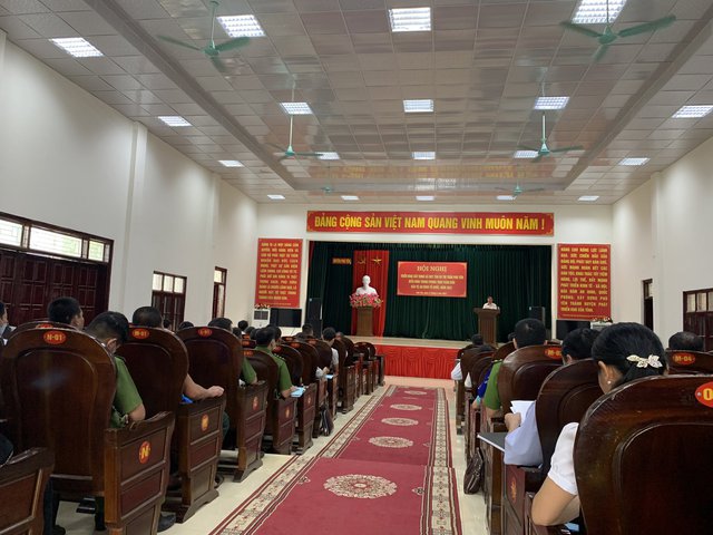 Huyện Phù Yên, tỉnh Sơn La tổ chức hội nghị triển khai về xây dựng xã Huy Tân và thị trấn Phù Yên là xã, thị trấn điển hình về phong trào toàn dân bảo vệ An Ninh Tổ Quốc (ANTQ) 2022 - Ảnh 1.